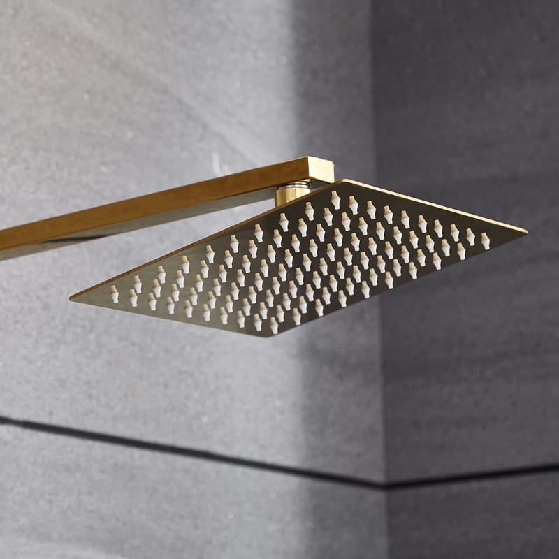 Komplett takduschset med handdusch | Mässing - Hus & renovering - Kök & bad - Badrum - Duscharmatur & dusch tillbehör