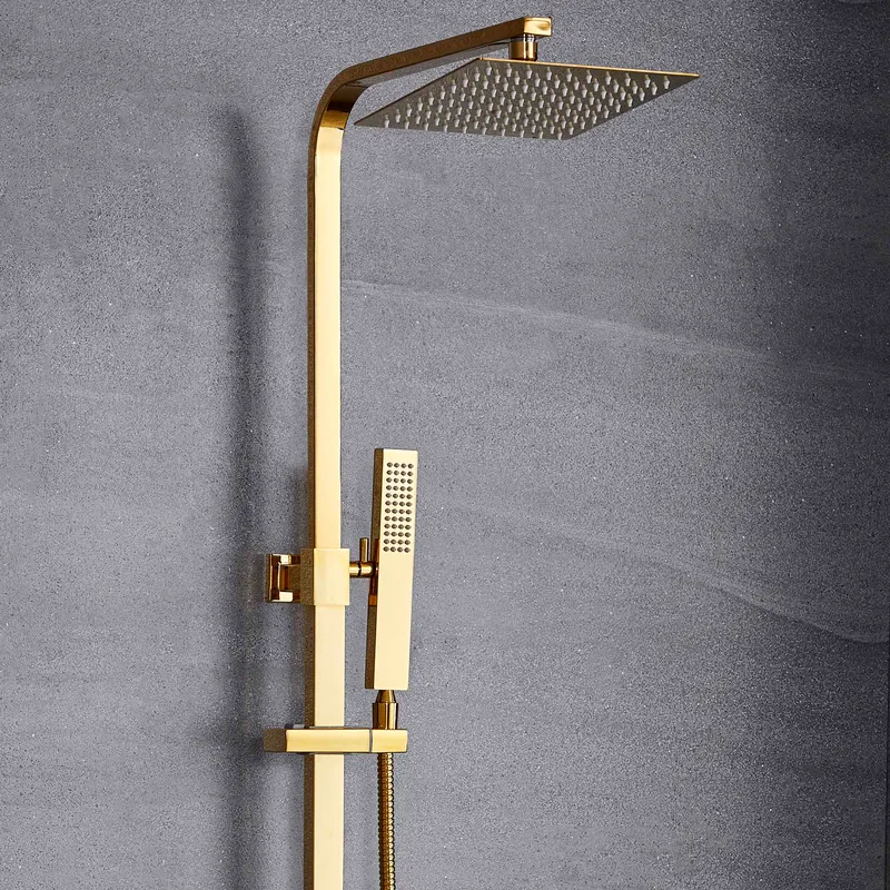 Komplett takduschset med handdusch | Mässing - Hus & renovering - Kök & bad - Badrum - Duscharmatur & dusch tillbehör