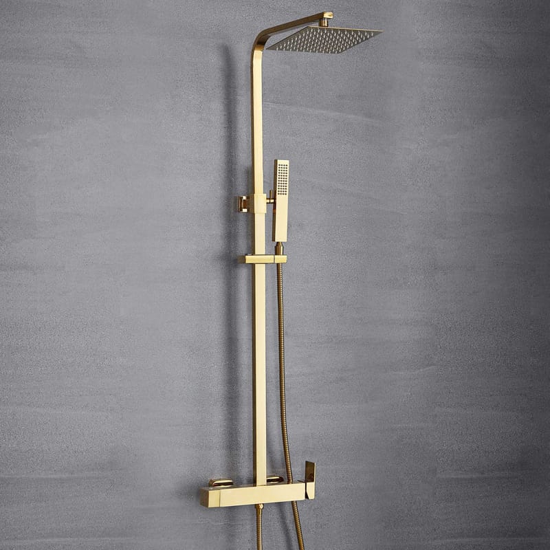 Komplett takduschset med handdusch | Mässing, undefined