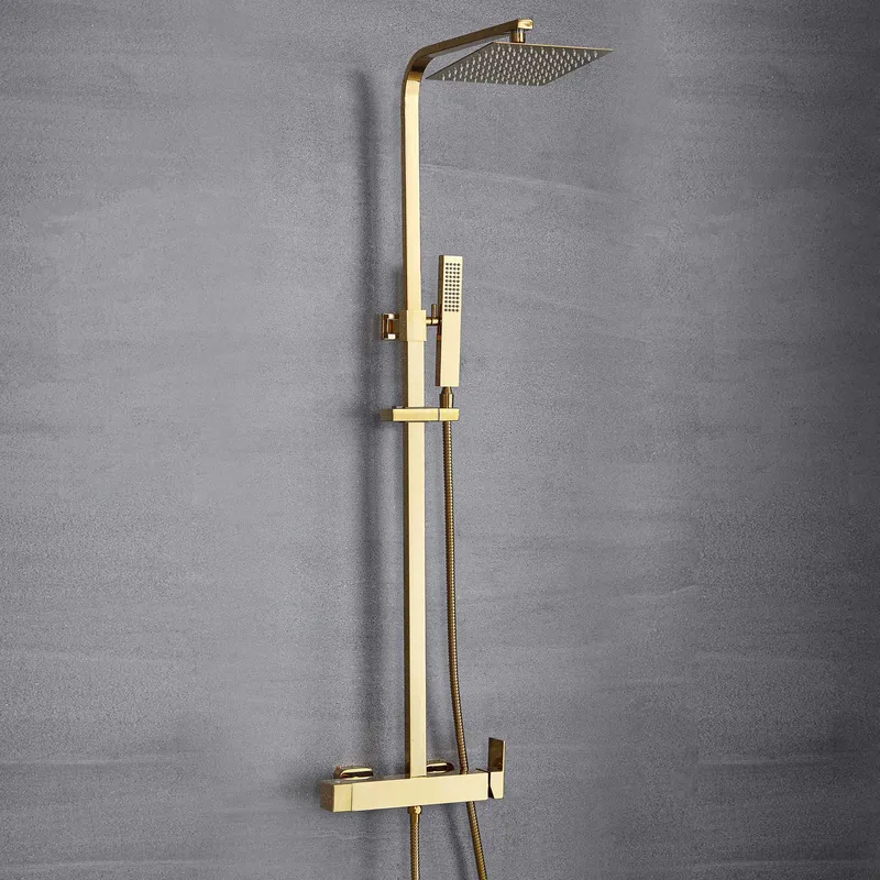 Komplett takduschset med handdusch | Mässing, undefined