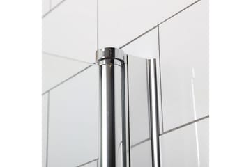 Mångsidig Duschdörr 45° Dörr Klarglas 800 - Silver - Hus & renovering - Kök & bad - Badrum - Duschar