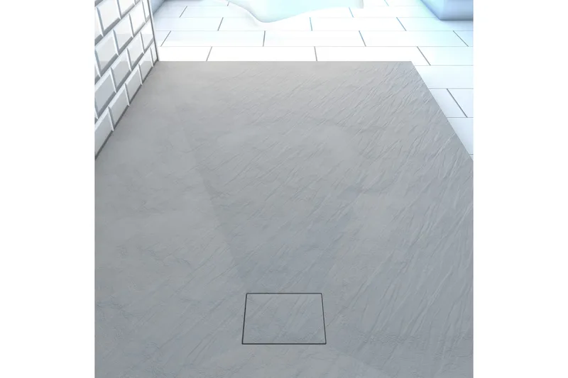 Siggeboda Duschkar 120x80 cm - Ljusgrå - Hus & renovering - Kök & bad - Badrum - Duscharmatur & dusch tillbehör