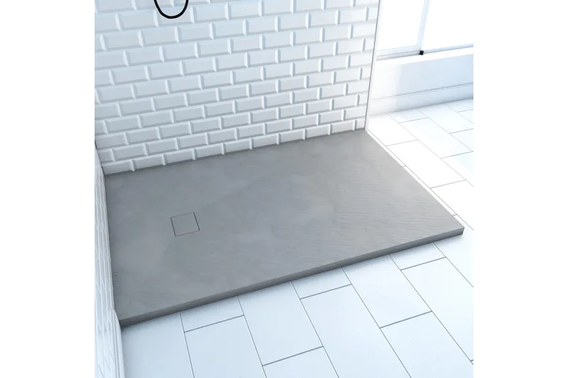 Siggeboda Duschkar 120x80 cm, Ljusgrå