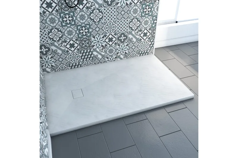 Siggeboda Duschkar 90x140 cm, Grå/Vit