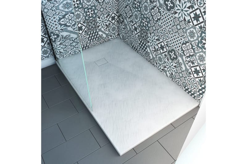 Siggeboda Duschkar 90x140 cm - Grå/Vit - Hus & renovering - Kök & bad - Badrum - Duscharmatur & dusch tillbehör