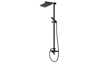 Tagbo Duschset med Takdusch - Svart - Hus & renovering - Kök & bad - Badrum - Duscharmatur & dusch tillbehör