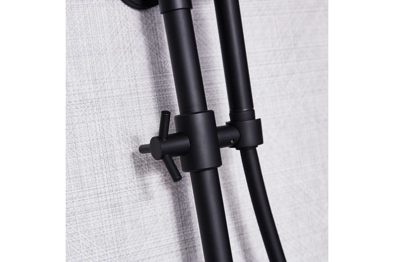 Takduschset med blandare | Brusa - Svart - Hus & renovering - Kök & bad - Badrum - Duscharmatur & dusch tillbehör