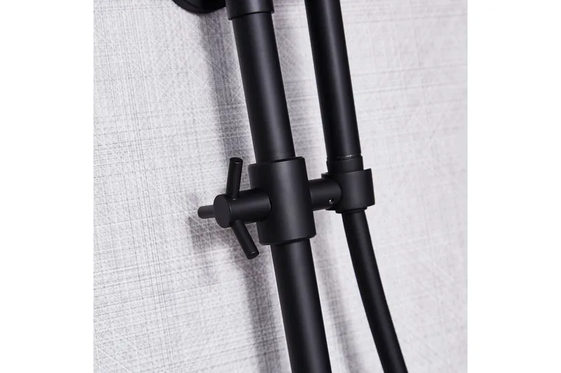 Takduschset med blandare | Brusa - Svart - Hus & renovering - Kök & bad - Badrum - Duscharmatur & dusch tillbehör