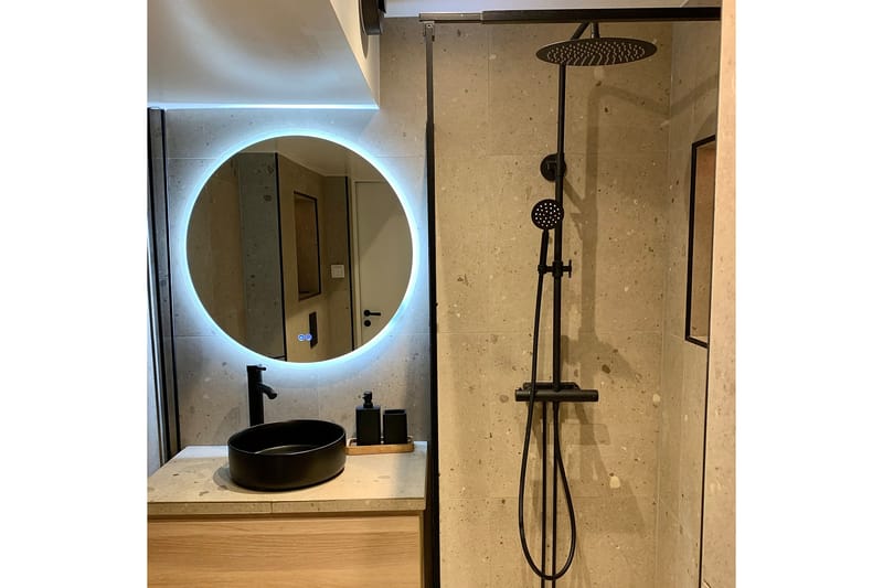 Takduschset med blandare | Brusa - Svart - Hus & renovering - Kök & bad - Badrum - Duscharmatur & dusch tillbehör