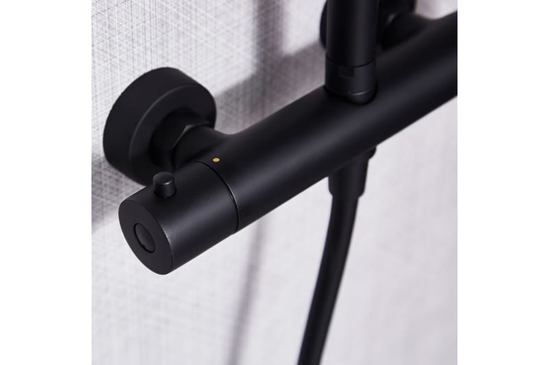 Takduschset med blandare | Brusa - Svart - Hus & renovering - Kök & bad - Badrum - Duscharmatur & dusch tillbehör