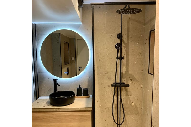 Takduschset med blandare | Brusa - Svart - Hus & renovering - Kök & bad - Badrum - Duscharmatur & dusch tillbehör