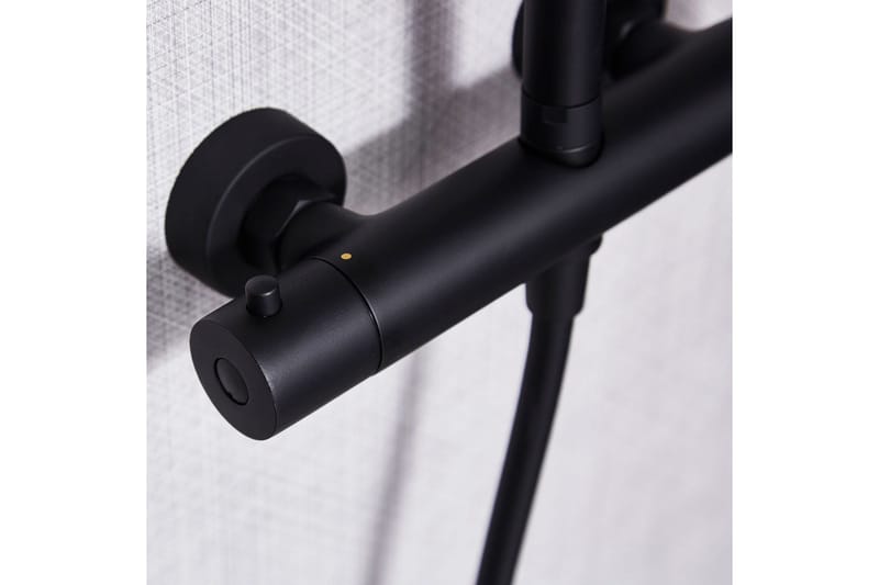 Takduschset med blandare | Brusa - Svart - Hus & renovering - Kök & bad - Badrum - Duscharmatur & dusch tillbehör