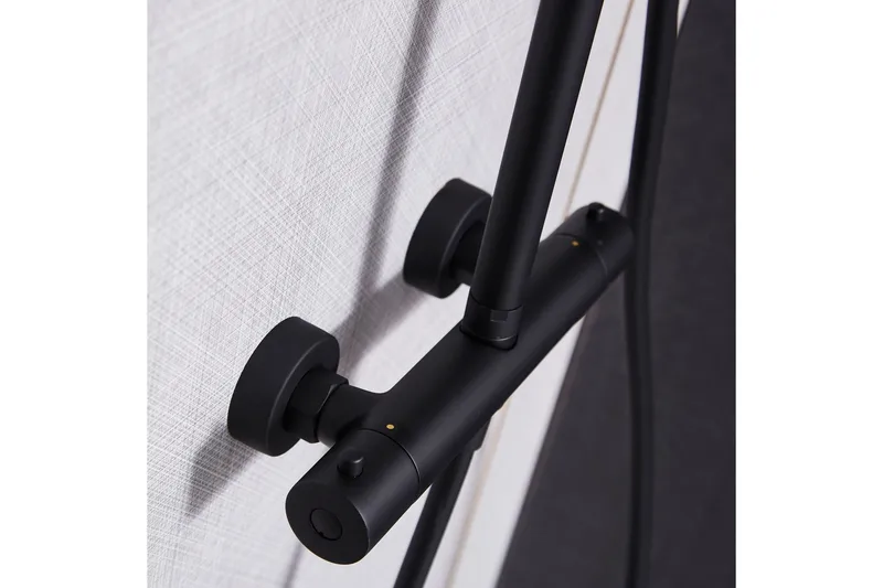 Takduschset med blandare | Brusa - Svart - Hus & renovering - Kök & bad - Badrum - Duscharmatur & dusch tillbehör