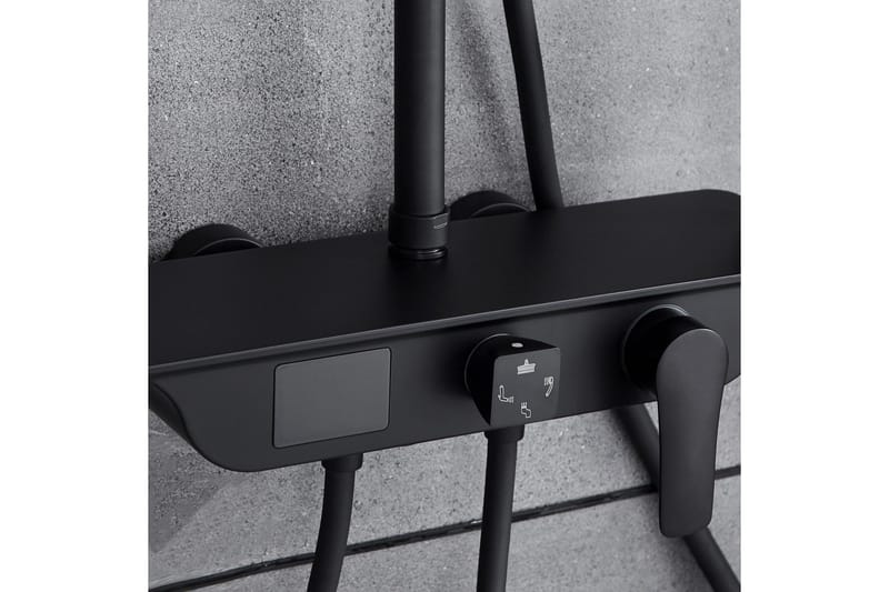 Takduschset med LED-display - Hus & renovering - Kök & bad - Badrum - Duscharmatur & dusch tillbehör