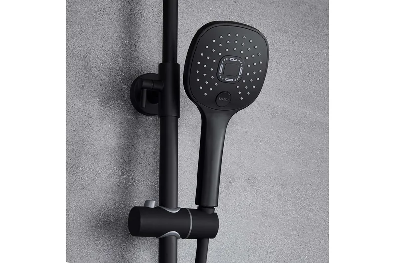 Takduschset med LED-display - Hus & renovering - Kök & bad - Badrum - Duscharmatur & dusch tillbehör