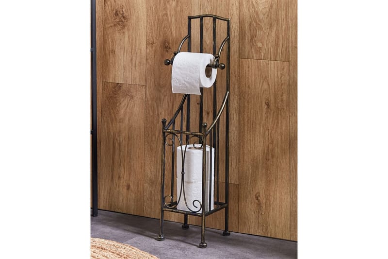 Toalettpappershållare Brisa Svart - Svart - Hus & renovering - Kök & bad - Badrum - Badrumstillbehör
