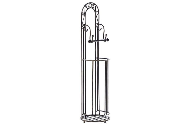 Toalettpappershållare Temuco Svart, Svart