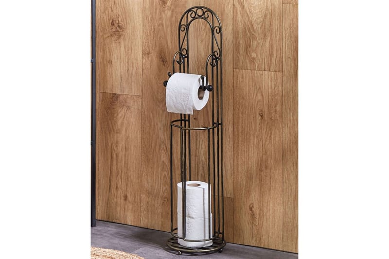 Toalettpappershållare Temuco Svart - Svart - Hus & renovering - Kök & bad - Badrum - Badrumstillbehör