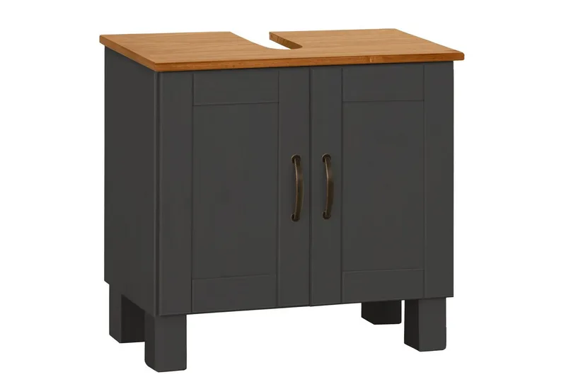 Alby Fristående Handfat 60x55 cm - Grå - Hus & renovering - Kök & bad - Badrum - Tvättställ & handfat - Enkelhandfat