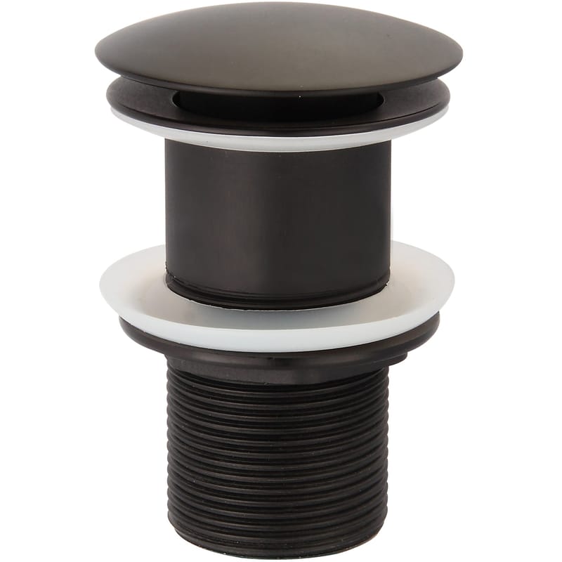 Bottenventil för handfat | Pop-up | Svart, undefined