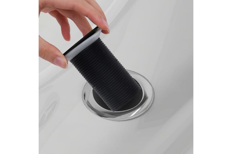 Pop-up bottenventil utan bräddavlopp svart 6,4x6,4x9,1 cm - Svart - Hus & renovering - Kök & bad - Badrum - Tvättställ & handfat - Bottenventil tvättställ
