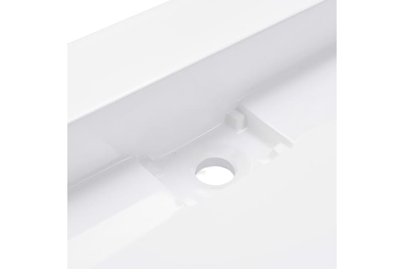 Handfat 120x46x11 cm mineralgjuten vit - Vit - Hus & renovering - Kök & bad - Badrum - Tvättställ & handfat - Dubbelhandfat