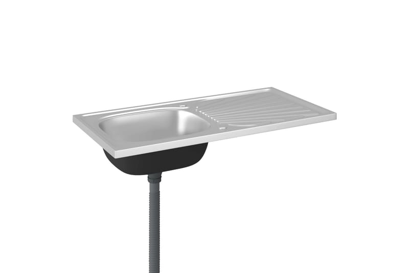 Diskho med avrinningsyta silver 10005600x155 mm rostfritt st - Silver - Hus & renovering - Kök & bad - Badrum - Tvättställ & handfat - Enkelhandfat