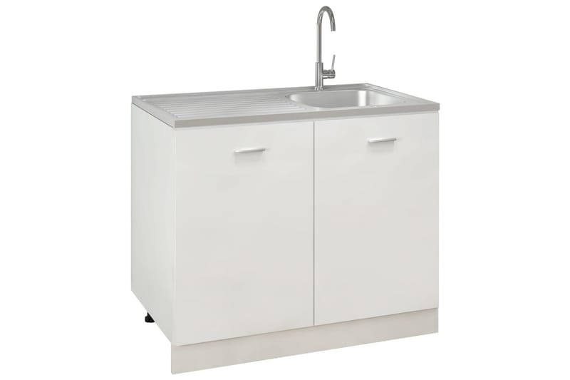 Diskho med avrinningsyta silver 1000x600x155 mm rostfritt st - Silver - Hus & renovering - Kök & bad - Badrum - Tvättställ & handfat - Enkelhandfat