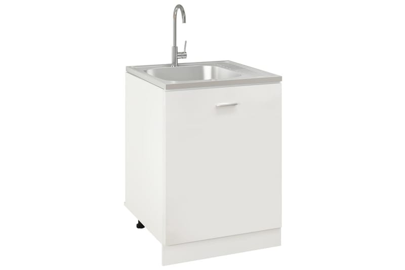 Diskho med avrinningsyta silver 600x600x155 mm rostfritt stå - Silver - Hus & renovering - Kök & bad - Badrum - Tvättställ & handfat - Enkelhandfat