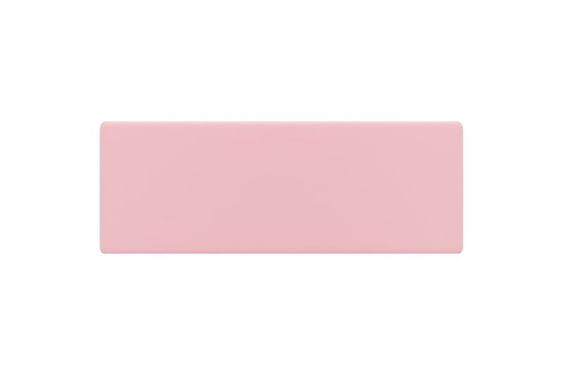 Fyrkantigt handfat bräddavlopp matt rosa 41x41 cm keramik - Rosa - Hus & renovering - Kök & bad - Badrum - Tvättställ & handfat - Enkelhandfat
