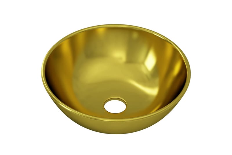 Handfat 28x10 cm keramik guld - Guld - Hus & renovering - Kök & bad - Badrum - Tvättställ & handfat - Enkelhandfat