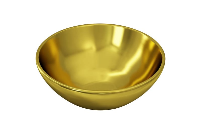 Handfat 32,5x14 cm keramik guld - Guld - Hus & renovering - Kök & bad - Badrum - Tvättställ & handfat - Enkelhandfat