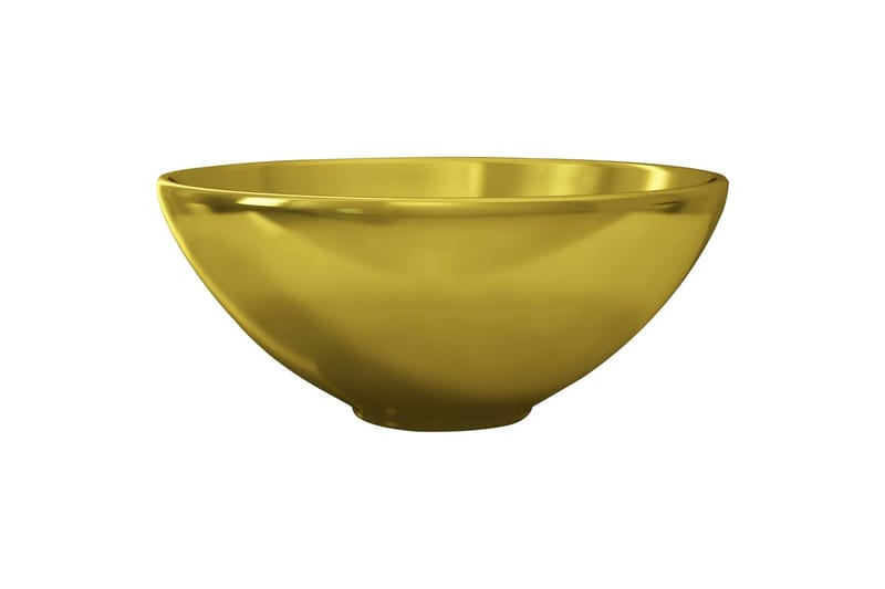 Handfat 32,5x14 cm keramik guld - Guld - Enkelhandfat