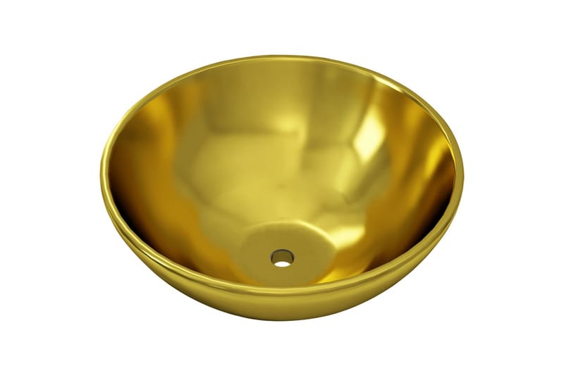 Handfat 32,5x14 cm keramik guld - Guld - Enkelhandfat