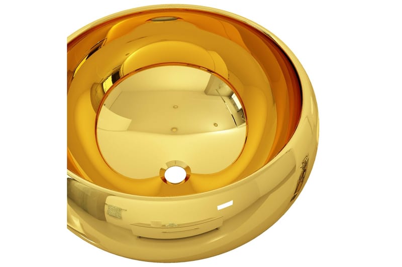 Handfat 40x15 cm keramik guld - Guld - Hus & renovering - Kök & bad - Badrum - Tvättställ & handfat - Enkelhandfat