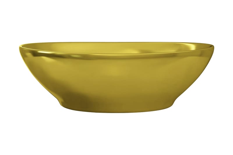 Handfat 40x33x13,5 cm keramik guld - Guld - Hus & renovering - Kök & bad - Badrum - Tvättställ & handfat - Enkelhandfat