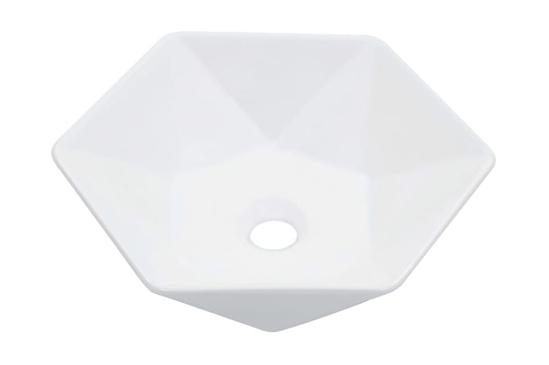Handfat 41x36,5x12 cm keramik vit - Vit - Hus & renovering - Kök & bad - Badrum - Tvättställ & handfat - Enkelhandfat