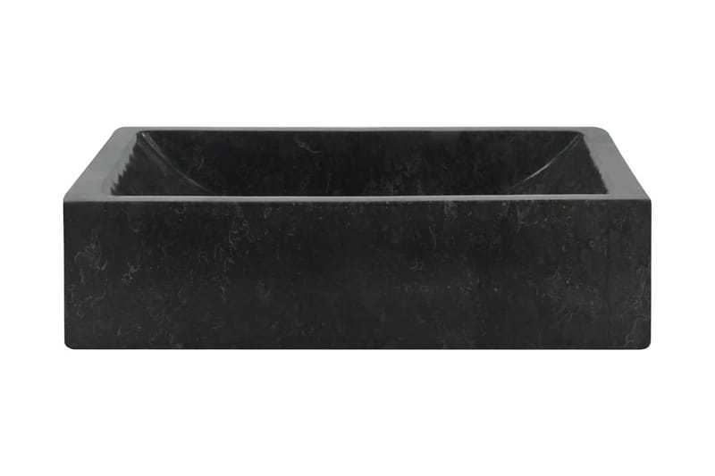 Handfat 45x30x12 cm marmor svart - Svart - Enkelhandfat