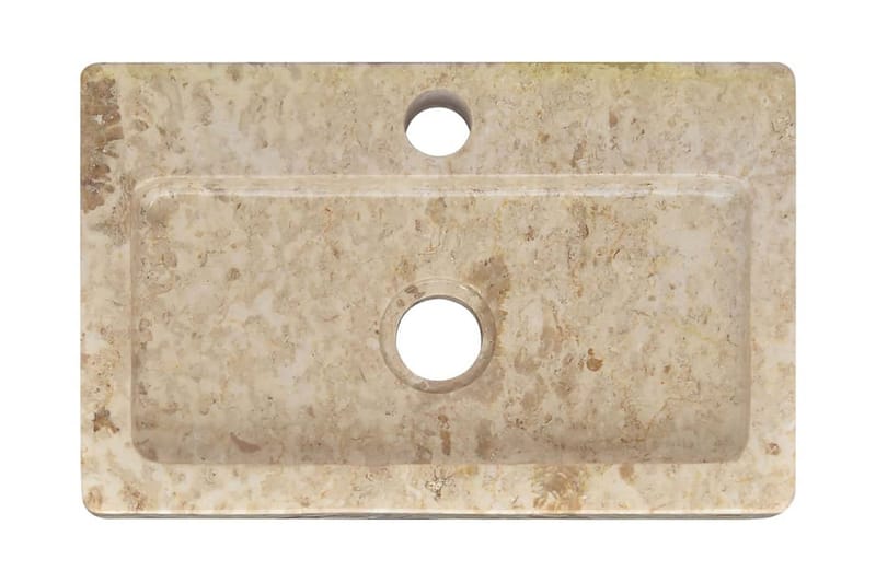 Handfat gräddvit 38x24x6,5 cm marmor - Vit - Hus & renovering - Kök & bad - Badrum - Tvättställ & handfat - Enkelhandfat