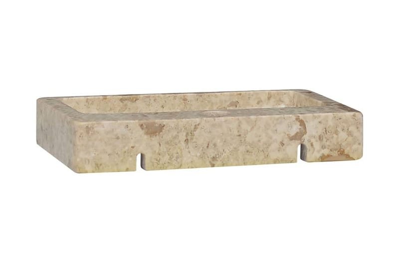 Handfat gräddvit 38x24x6,5 cm marmor - Vit - Hus & renovering - Kök & bad - Badrum - Tvättställ & handfat - Enkelhandfat