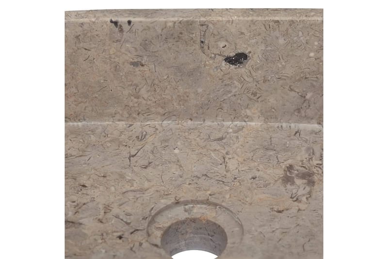 Handfat grå 30x30x13 cm marmor - Grå - Hus & renovering - Kök & bad - Badrum - Tvättställ & handfat - Enkelhandfat