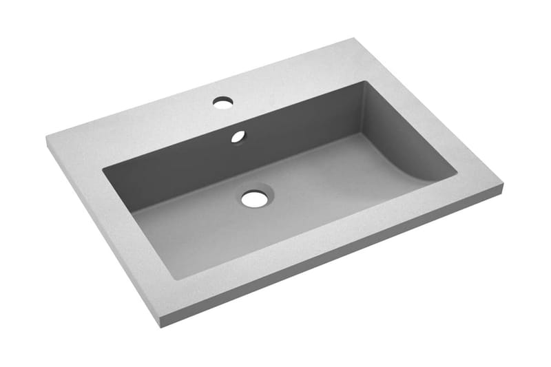 Handfat granit 600x450x120 mm grå - Grå - Hus & renovering - Kök & bad - Badrum - Tvättställ & handfat - Enkelhandfat