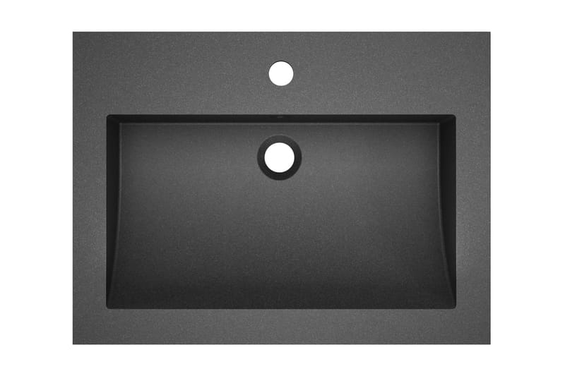 Handfat granit 600x450x120 mm svart - Svart - Hus & renovering - Kök & bad - Badrum - Tvättställ & handfat - Enkelhandfat