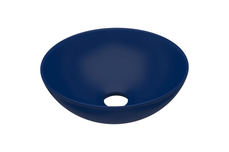 Handfat keramik mörkblå rund - Blå - Enkelhandfat