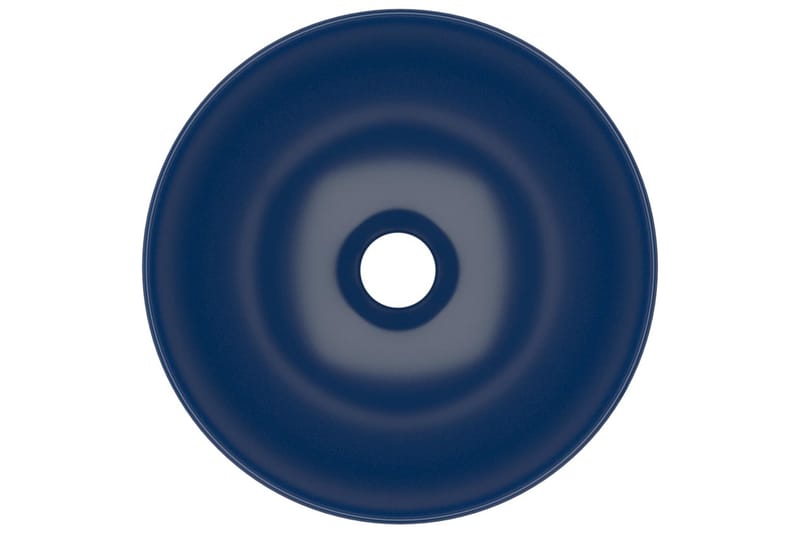 Handfat keramik mörkblå rund - Blå - Enkelhandfat