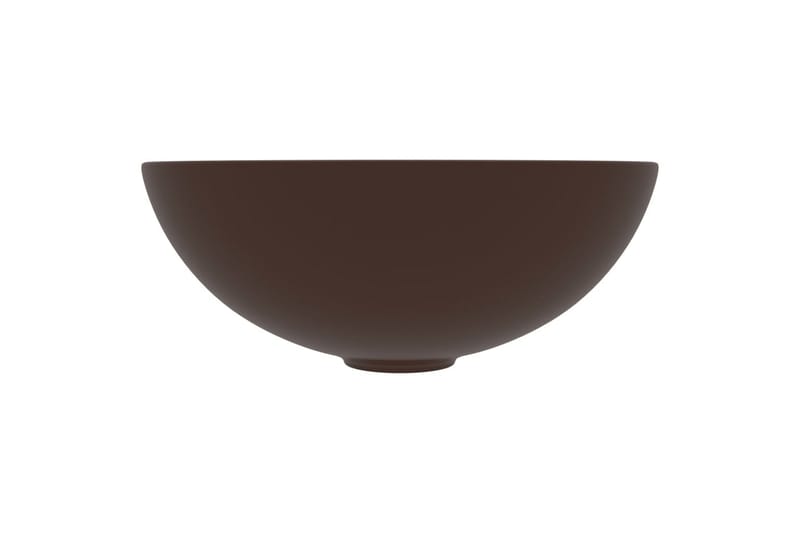 Handfat keramik mörkbrun rund - Brun - Hus & renovering - Kök & bad - Badrum - Tvättställ & handfat - Enkelhandfat