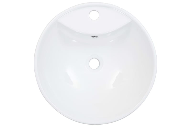Handfat med bräddavlopp 46,5x18 cm keramik vit - Vit - Hus & renovering - Kök & bad - Badrum - Tvättställ & handfat - Enkelhandfat
