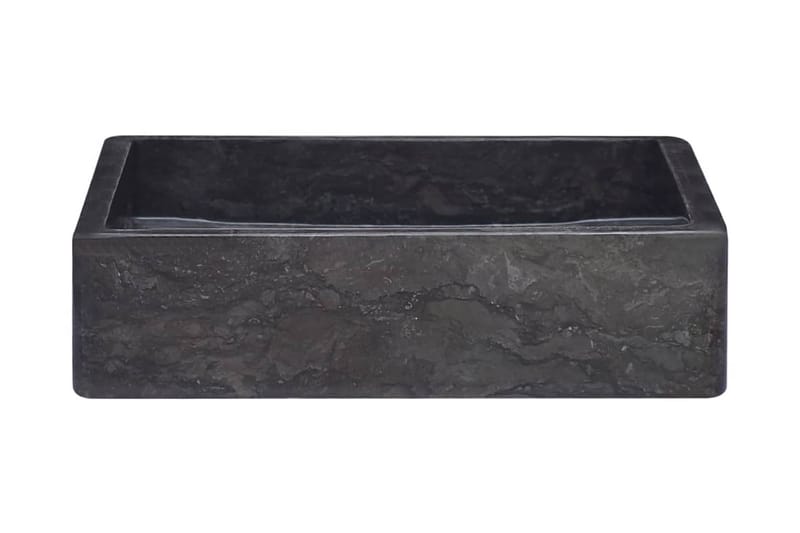 Handfat svart 40x40x10 cm marmor - Svart - Hus & renovering - Kök & bad - Badrum - Tvättställ & handfat - Enkelhandfat