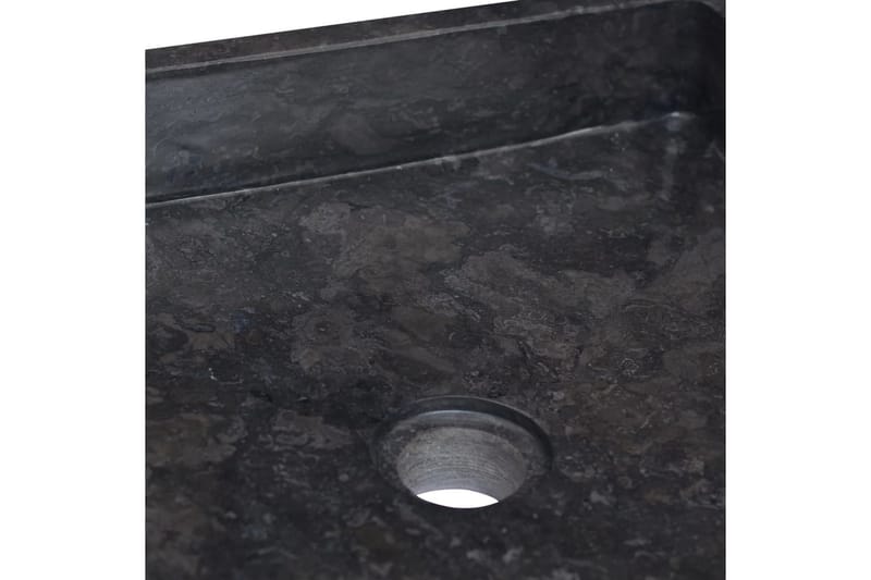 Handfat svart 40x40x10 cm marmor - Svart - Hus & renovering - Kök & bad - Badrum - Tvättställ & handfat - Enkelhandfat