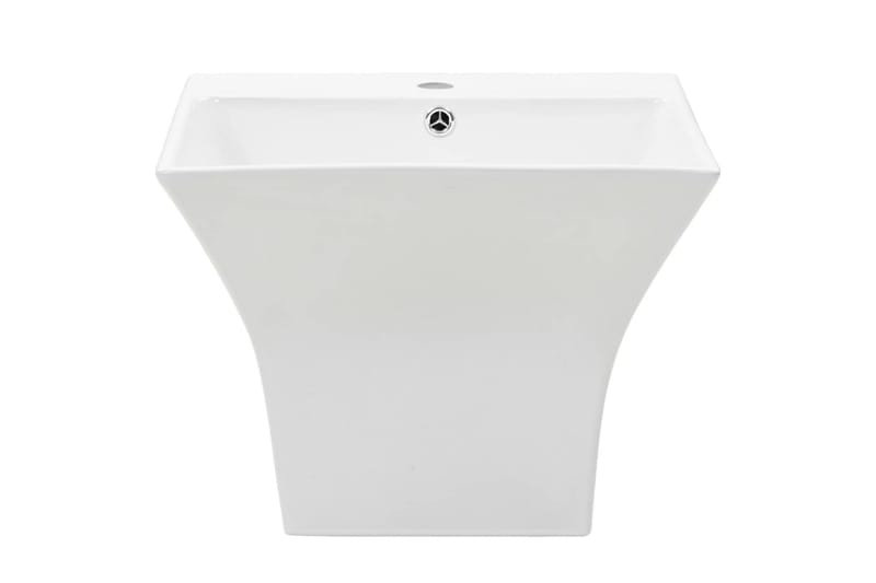 Handfat väggmonterat keramik 500x450x410 mm vit - Vit - Hus & renovering - Kök & bad - Badrum - Tvättställ & handfat - Enkelhandfat